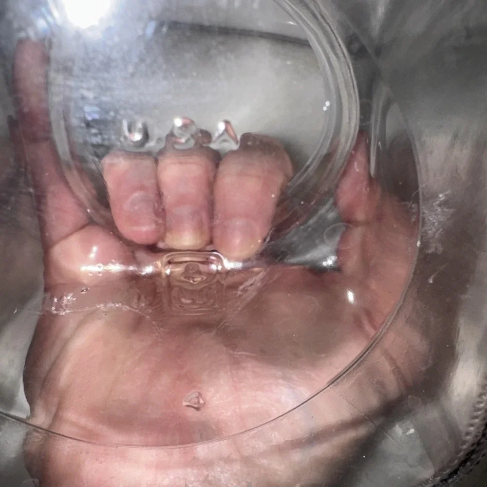 VINTAGE Anchor Hocking Clear‎ GLASS POTHECARY JAR 51/2